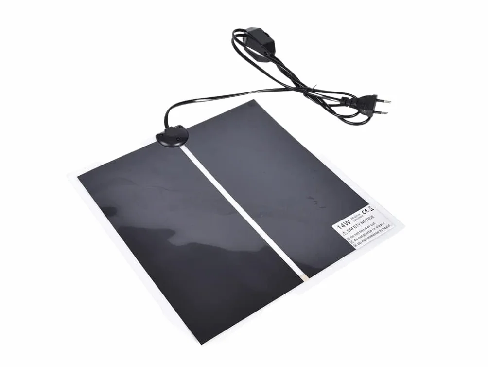 Tapis Chauffant avec Thermostat réglable 5W-45W pour Reptiles Serpents Lézards Tortues