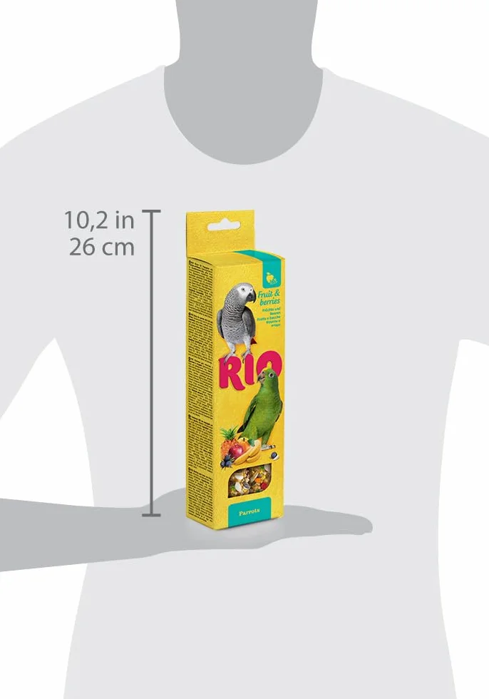 RIO Bâtonnets pour Perroquet Fruits et Baies 150 g