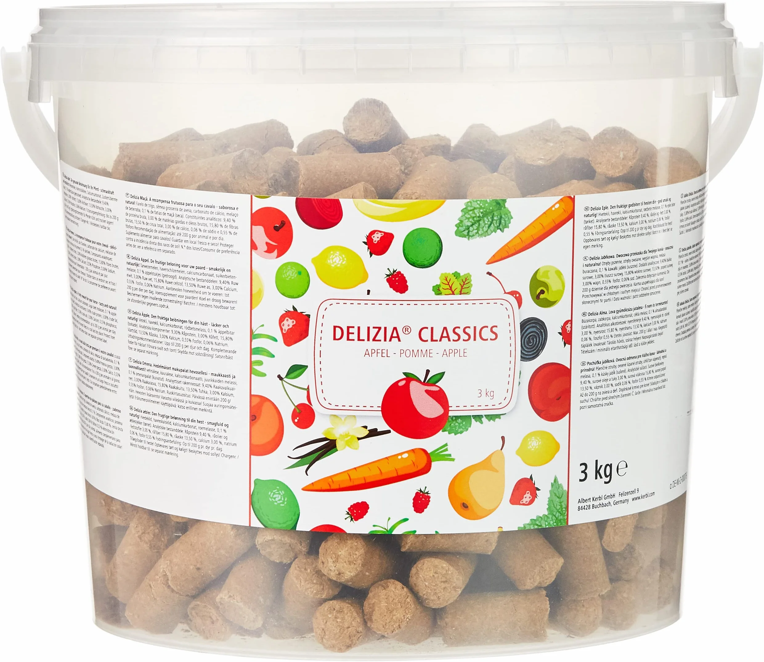 Kerbl Cheval Friandises Delizia 3 kg Pomme