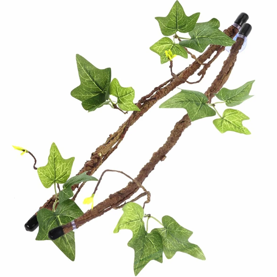Sarini 2 pièces décorations de Plantes de Terrarium Branche Vigne Reptile Ventouse Escalade Serpent Lézard