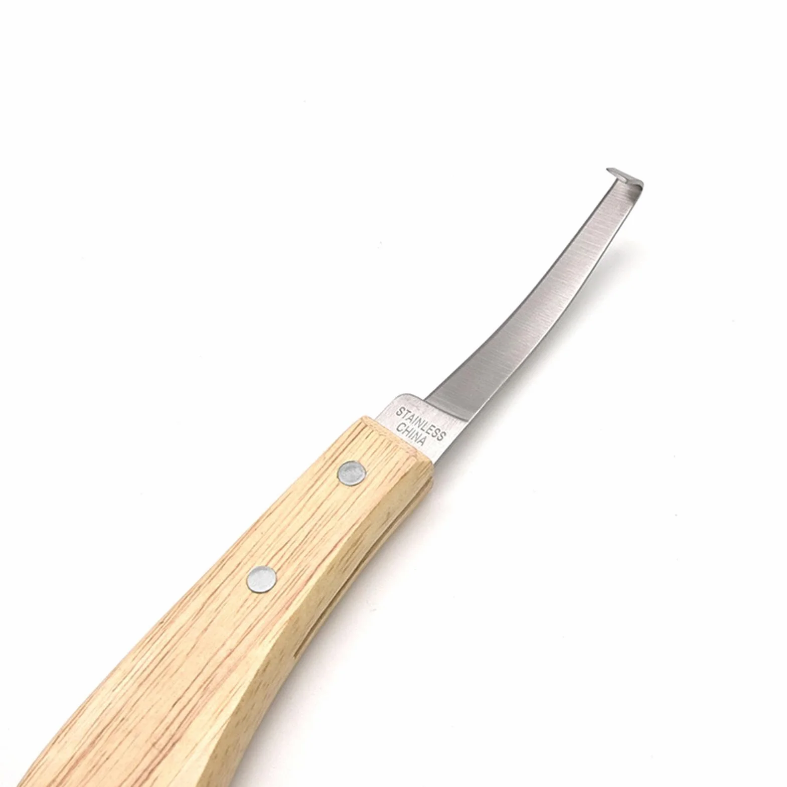 Ciseaux à sabots de chèvre coupe-ongles acier inoxydable tondeuse à sabots manche en bois pour chevaux moutons chèvres vaches