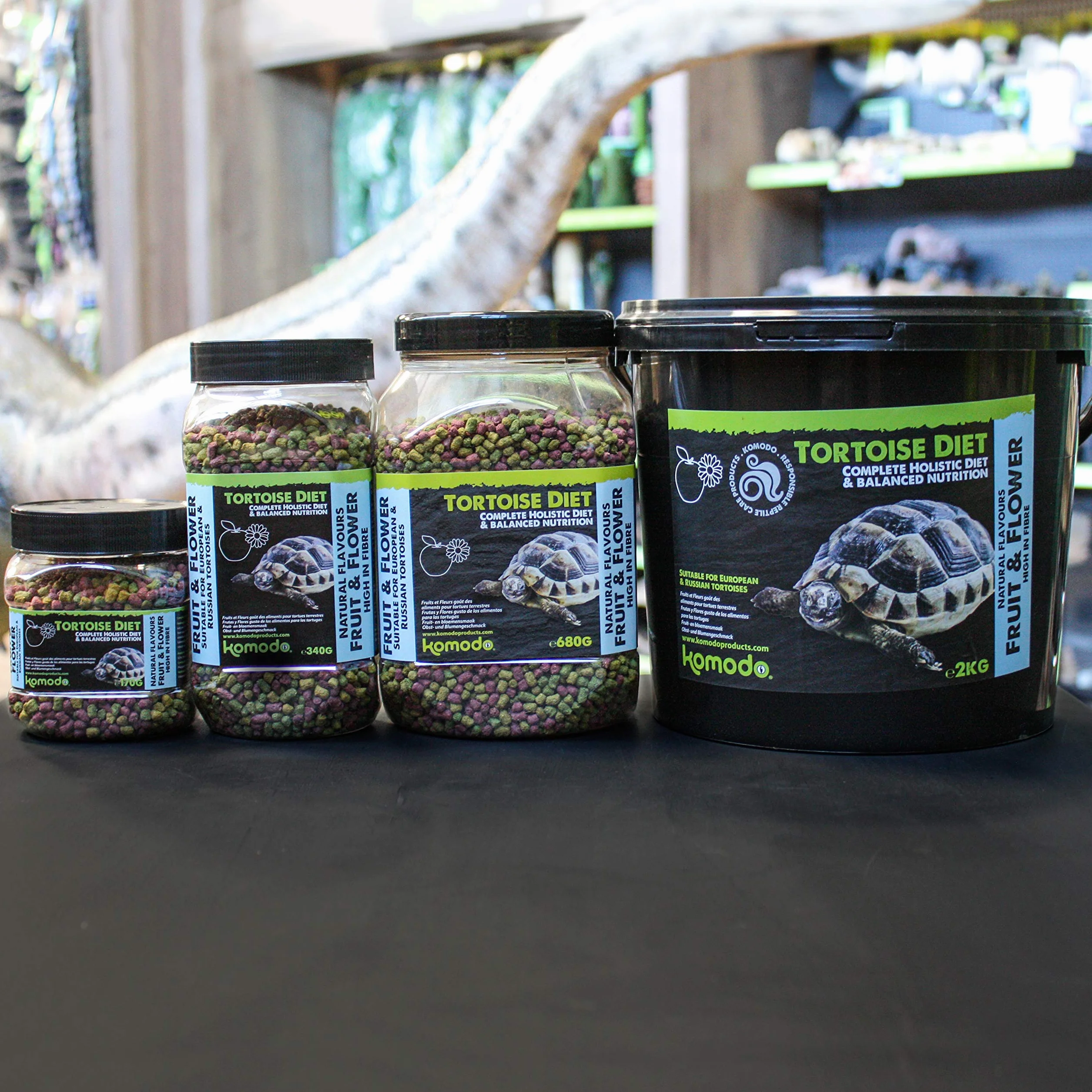 Komodo Diet Fruit & Flower Nourriture pour Tortue 680 g