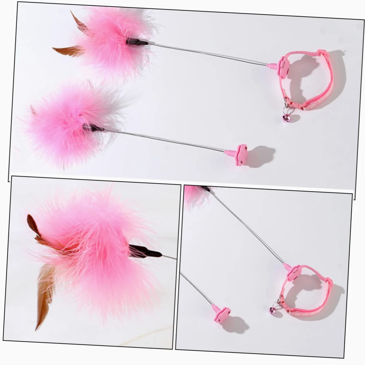 UPKOCH 2pièces Lot de Jouets Amusants pour Chat Baguettes Jouets Interactifs pour Chats