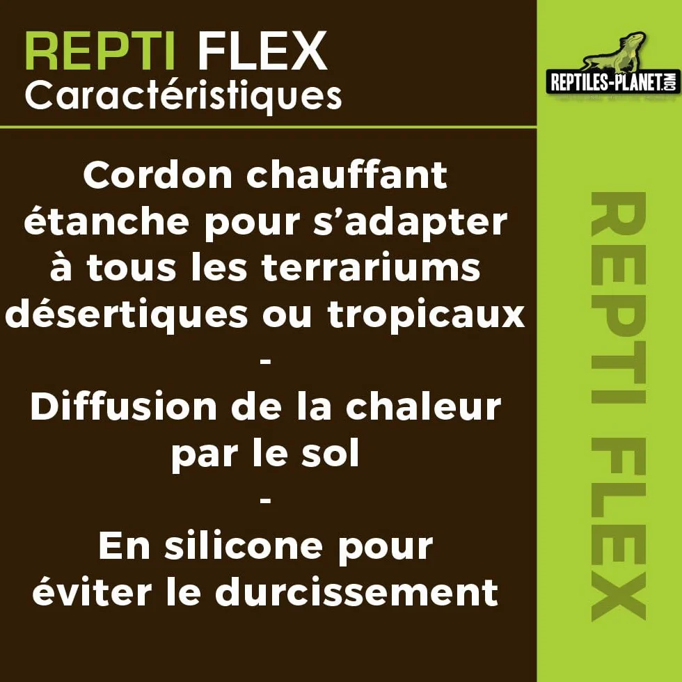 Reptiles Planet Repti Flex 90 W Cordon Chauffant 10,5 m