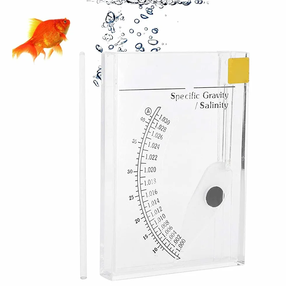 Testeur de salinité hydromètre pour aquarium eau salée eau douce