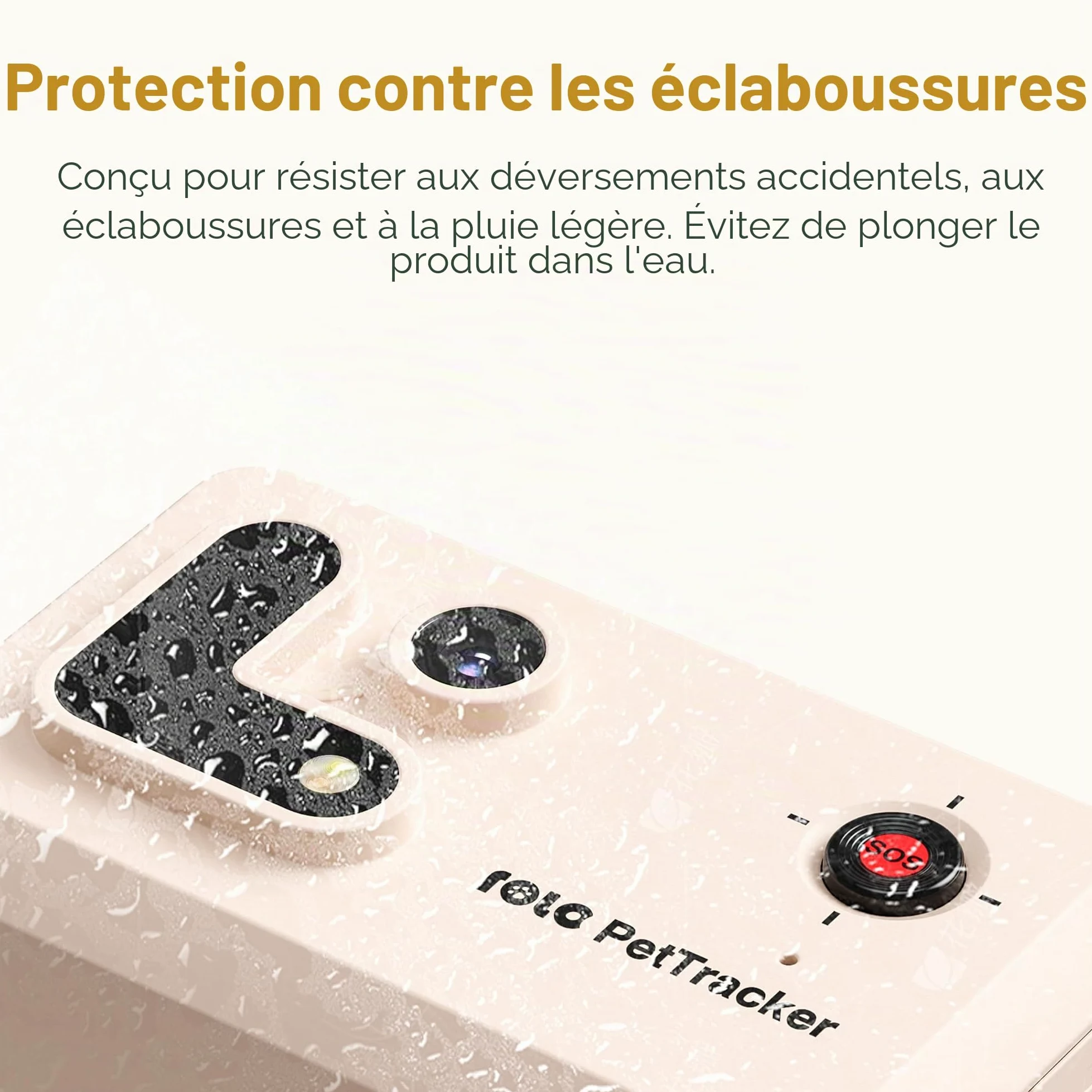 ROLA PetTracker | GPS pour chiens - Localisateur pour chiens avec GPS - Tracker d'activité - Couleur Blanc