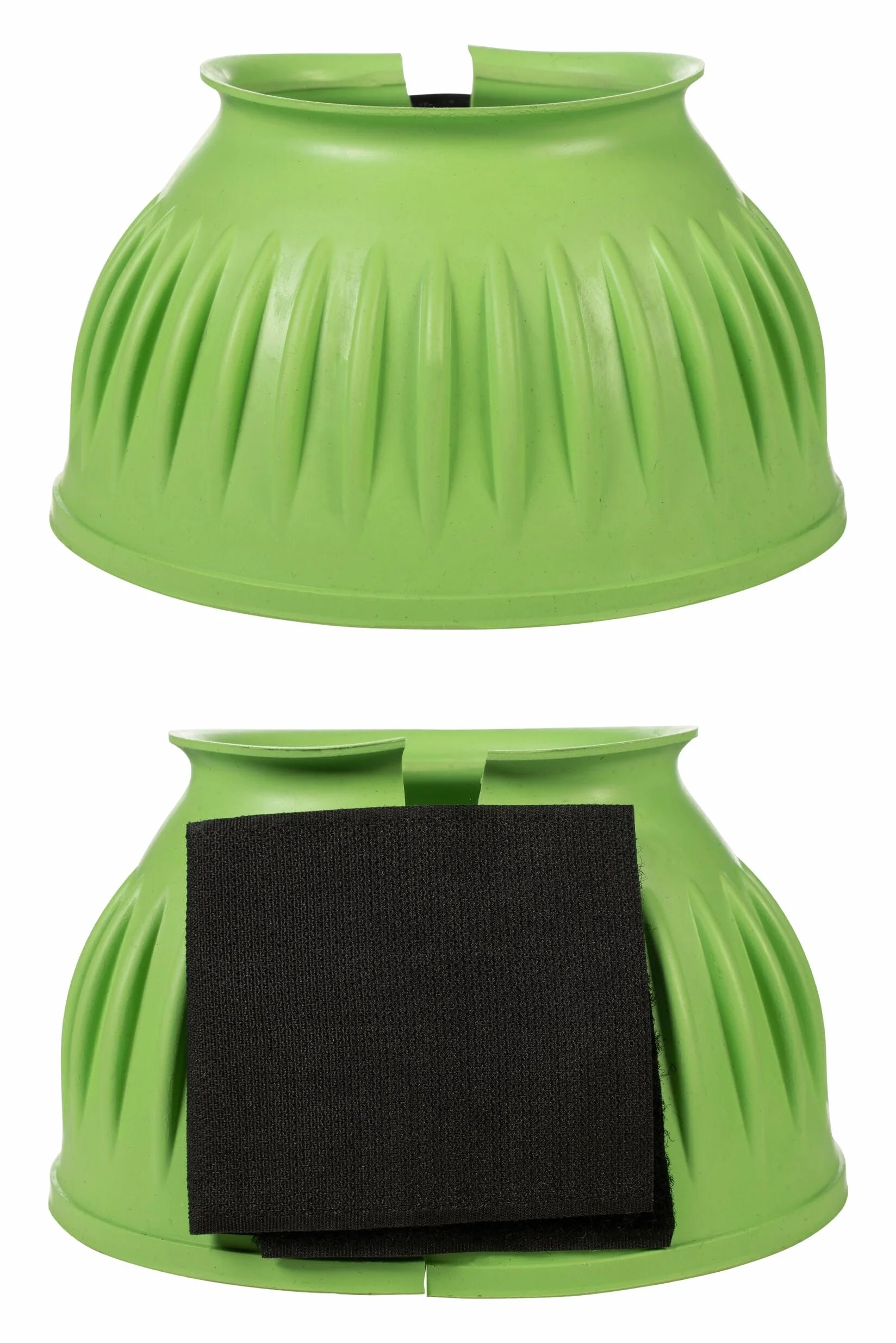 Cloches en caoutchouc HKM avec fermeture à scratch, 1 paire Rose L
