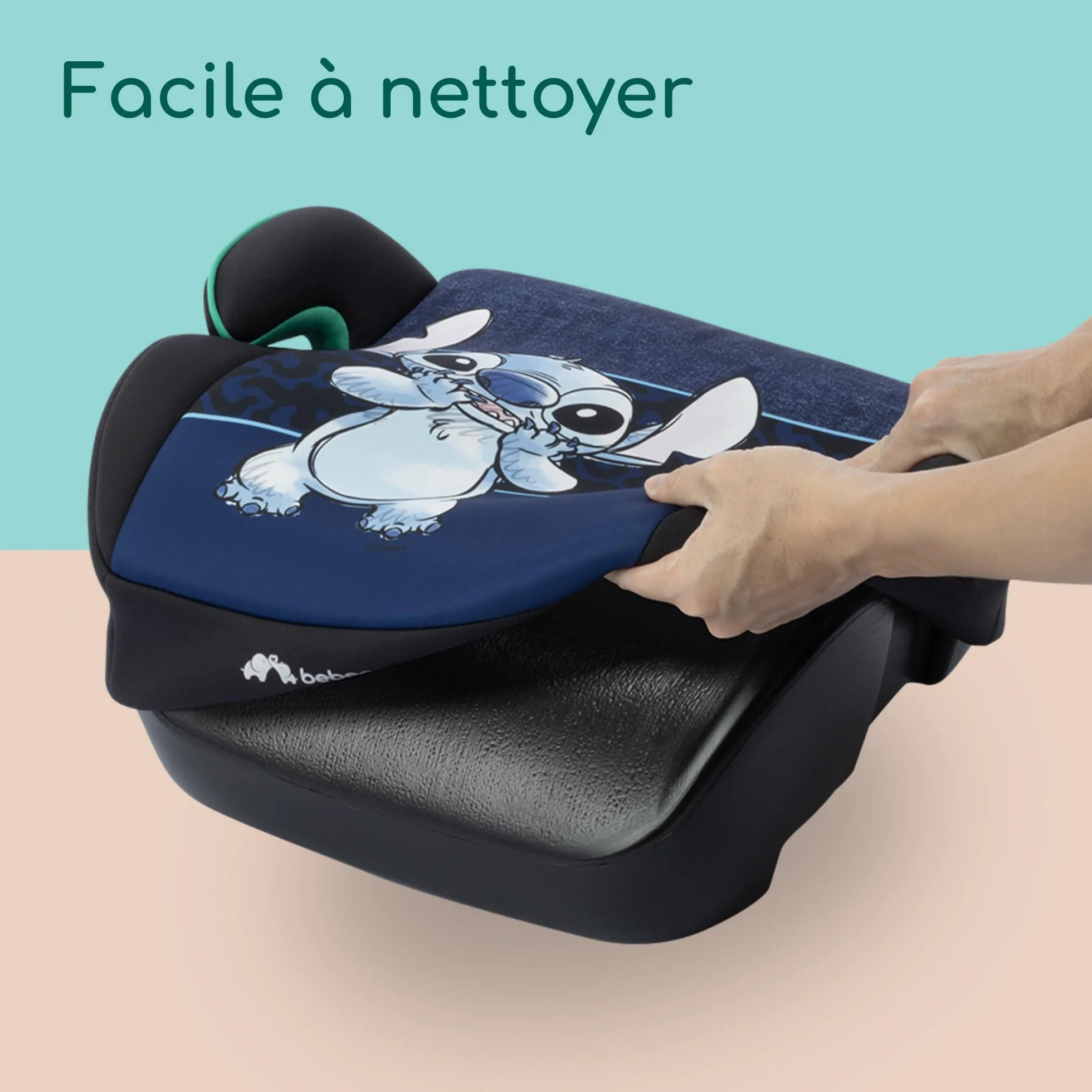 Bebeconfort Disney Manga i-Safe Rehausseur Voiture Enfant Siège Auto Stitch 6-12 ans 128-150 cm 22-36 kg Léger