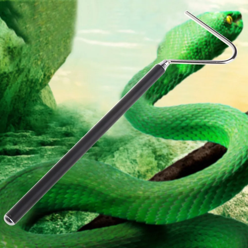 Crochet télescopique en acier inoxydable 1 m pour attraper les serpents