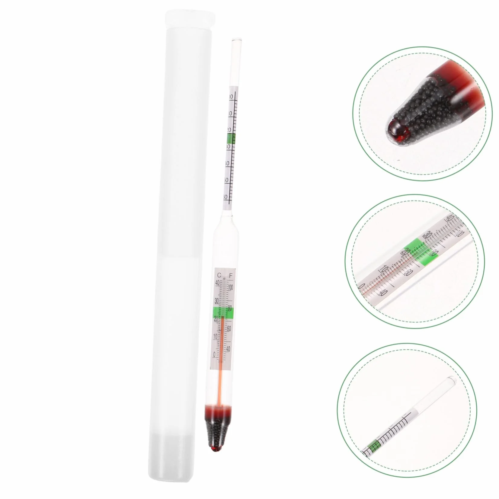 Ipetboom Hydromètre de salinité pour Aquarium Haute précision Testeur d'eau salée