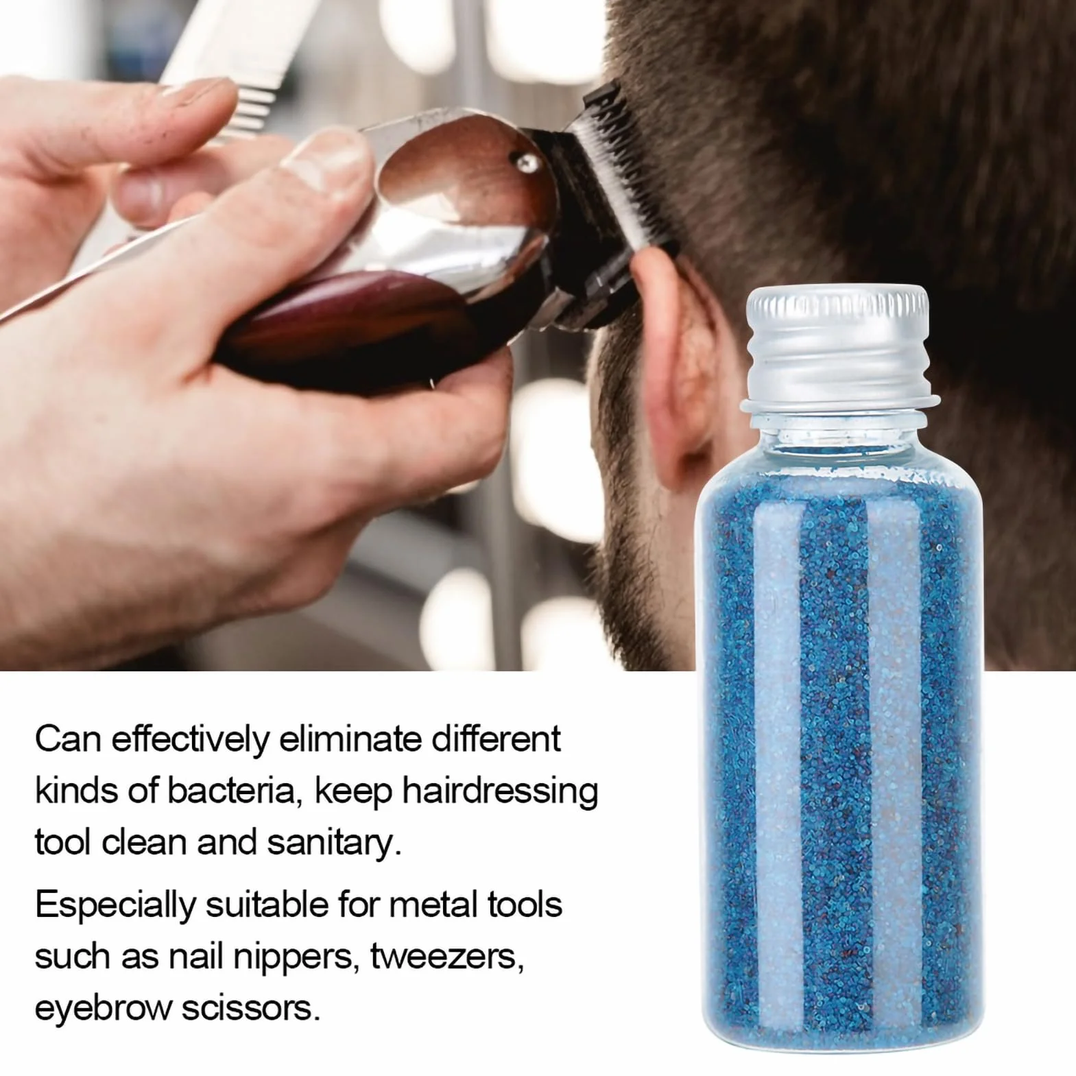 Barbicide Pot Hairdressing Tool Disinfection Powder Professional Clipper Cleaner Salon Use