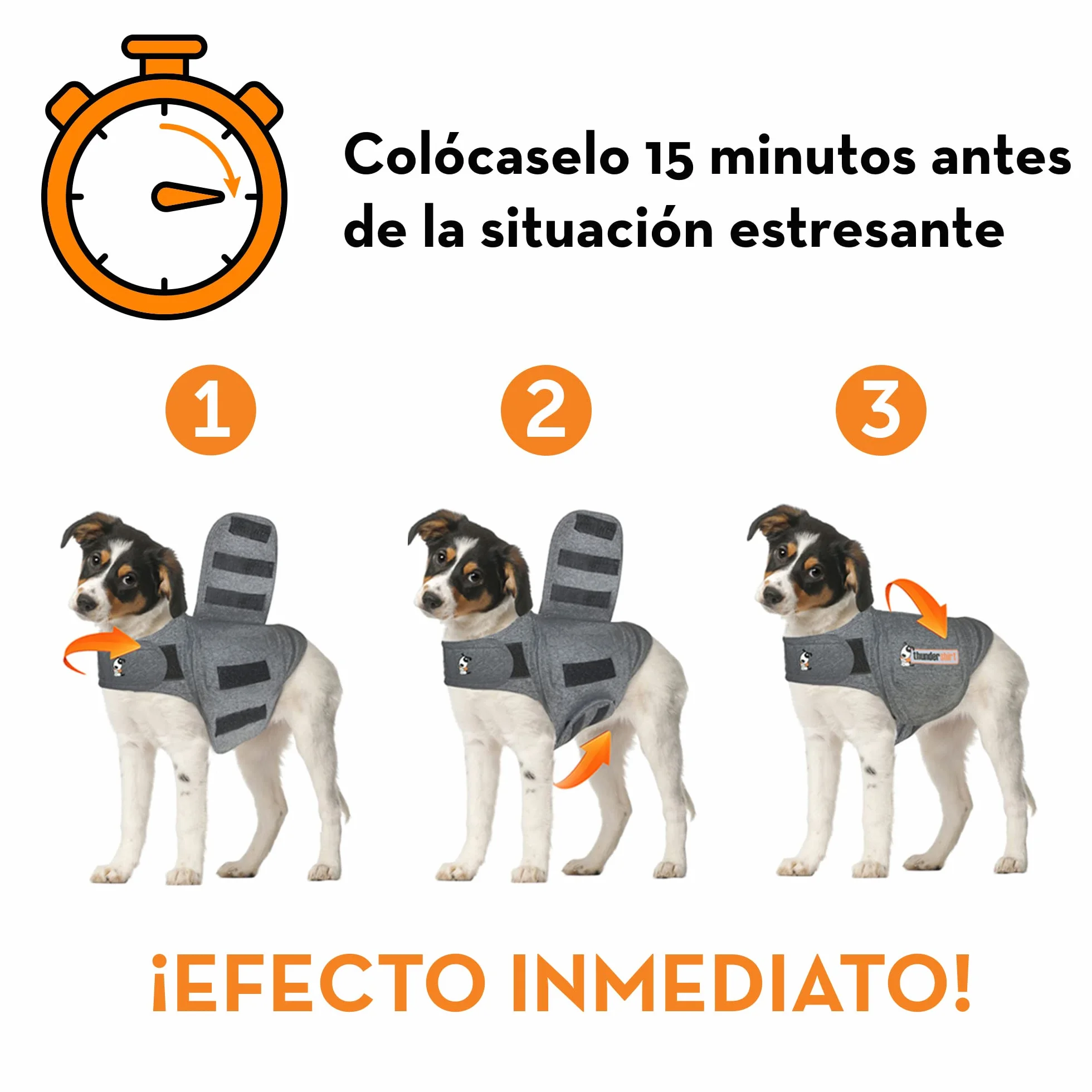 ThunderShirt Gilet Relaxant pour Chiens Gris 5 Tailles