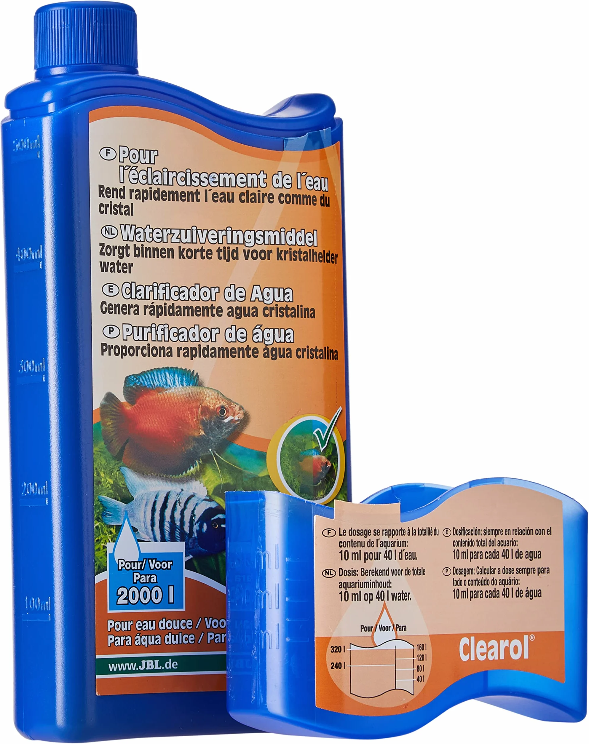 JBL Clearol Entretien/Traitement de l'Eau pour Aquariophilie 500 ml