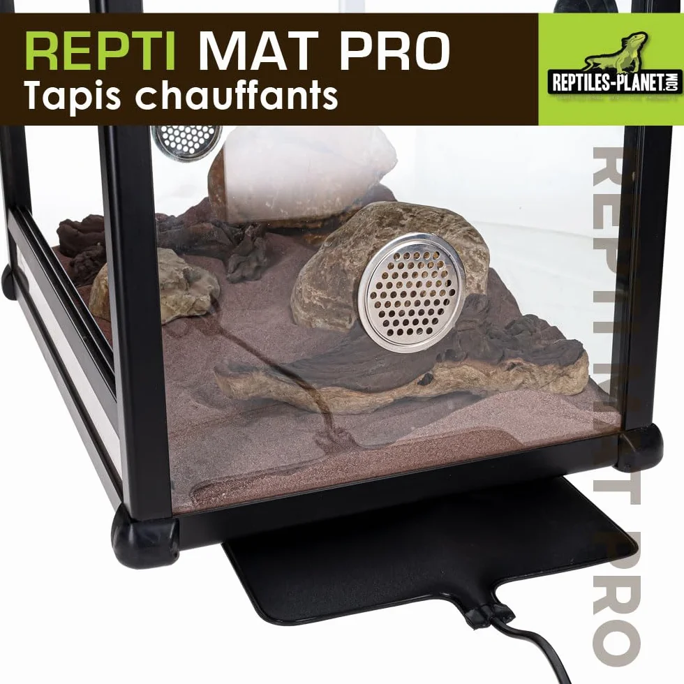 Reptiles Planet Repti Mat Pro Tapis Chauffant Terrarium Tropical 8 W 15 x 20 cm