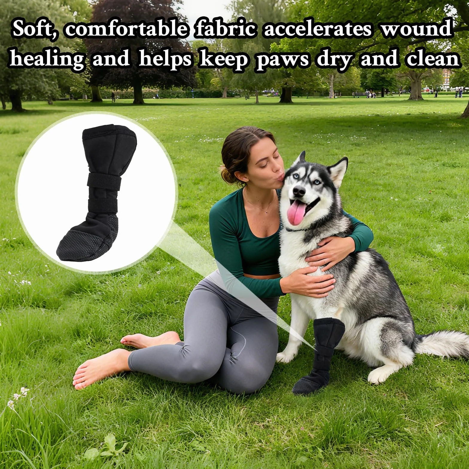 Chaussures Antidérapant pour Chiens 1 PC Bottes Protection Silicone Imperméables Housses Blessures