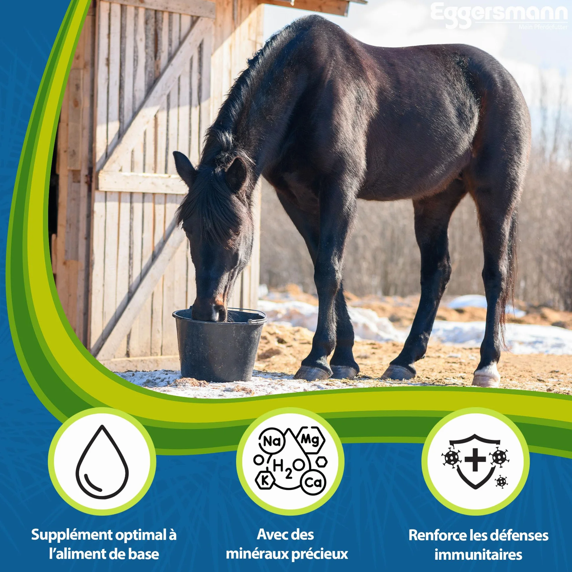 Eggersmann Golden Mineral Aliment minéral pour Chevaux et poneys 25 kg