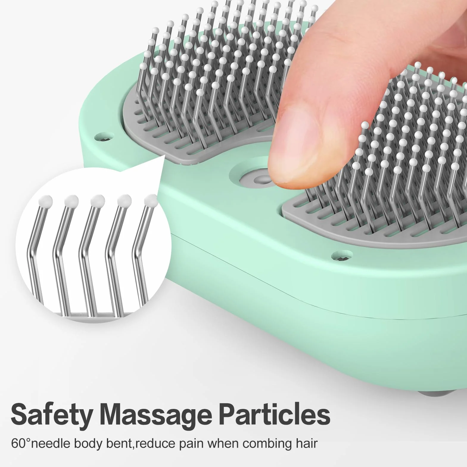 Brosse à Vapeur 3 en 1 pour Chien et Chat - Peigne de Massage Rechargeable avec Réservoir d'Eau