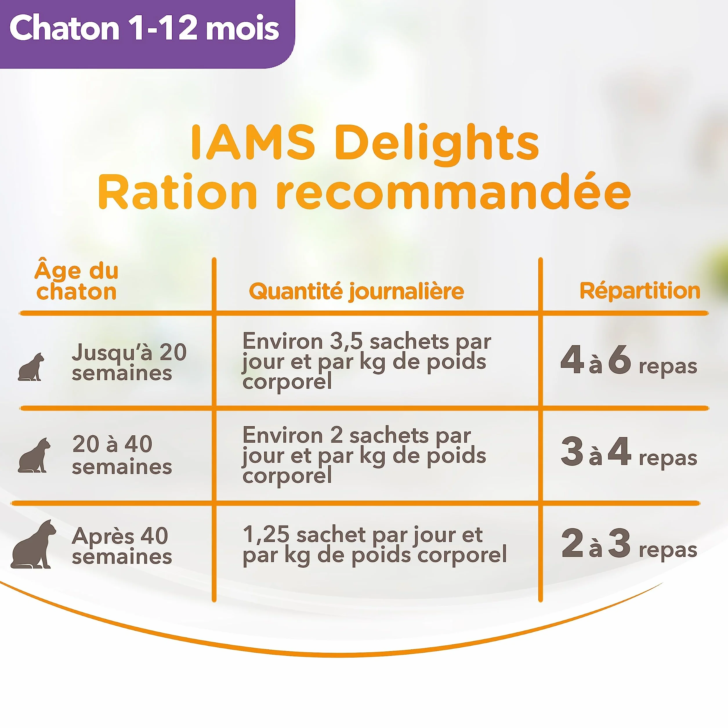 IAMS Nourriture Humide en Sauce Poulet pour Chaton 12 Sachets x 85 g