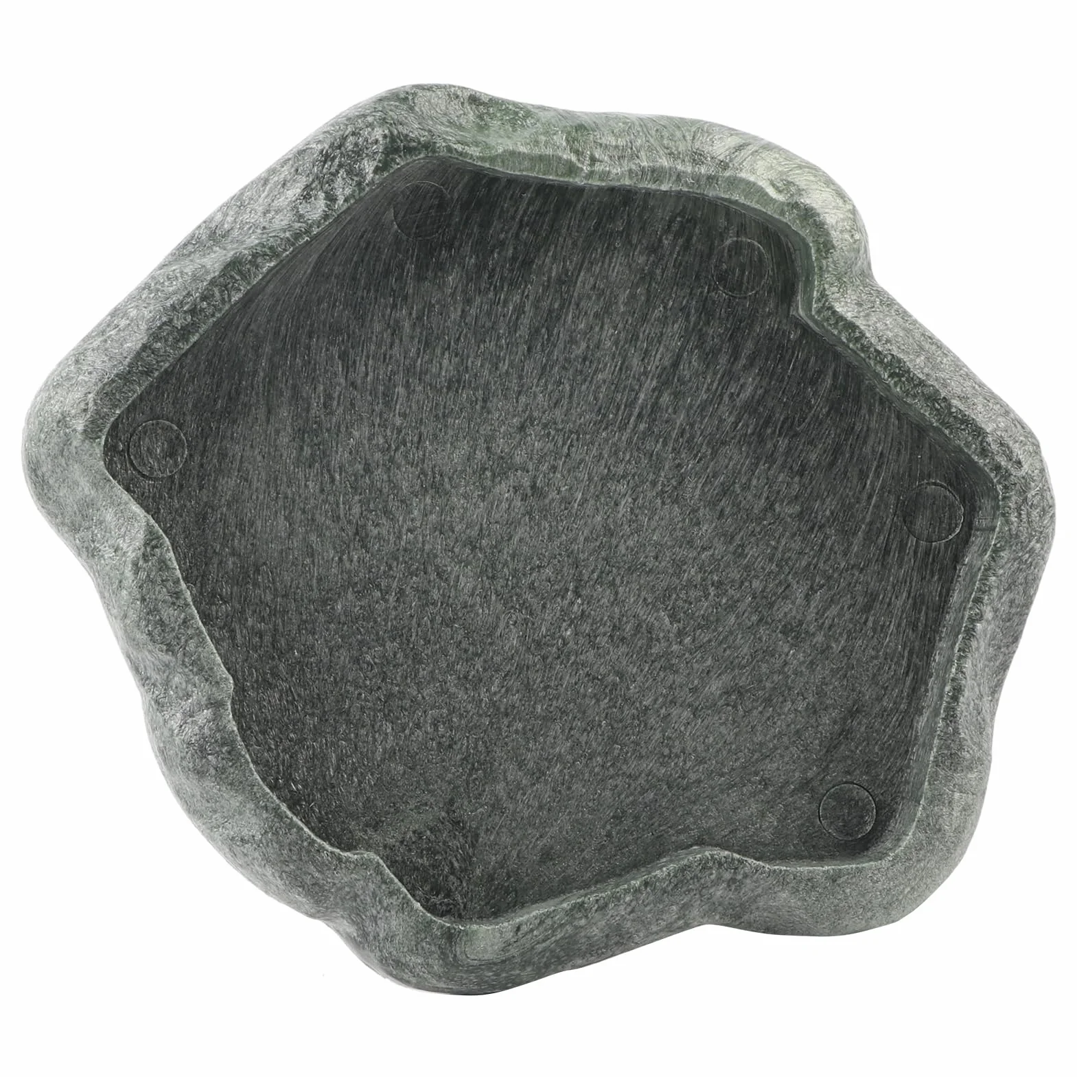 Bol d'eau et de nourriture pour Reptiles en Résine ABS Durable Noir S