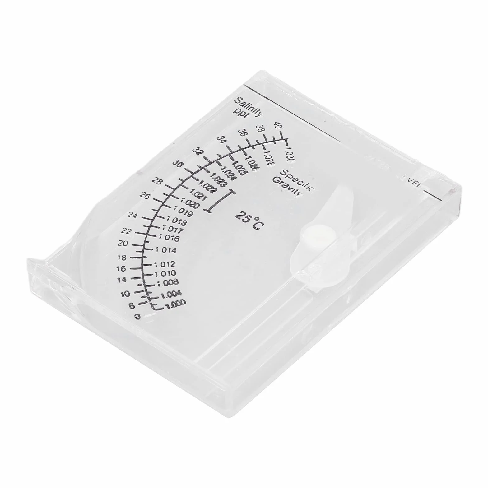 Solution saline pour aquarium mesure sel marin précision poids spécifique