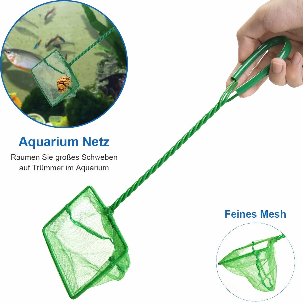 SlowTon Aquarium Tool Set 5-en-1 Pince en Acier Inoxydable