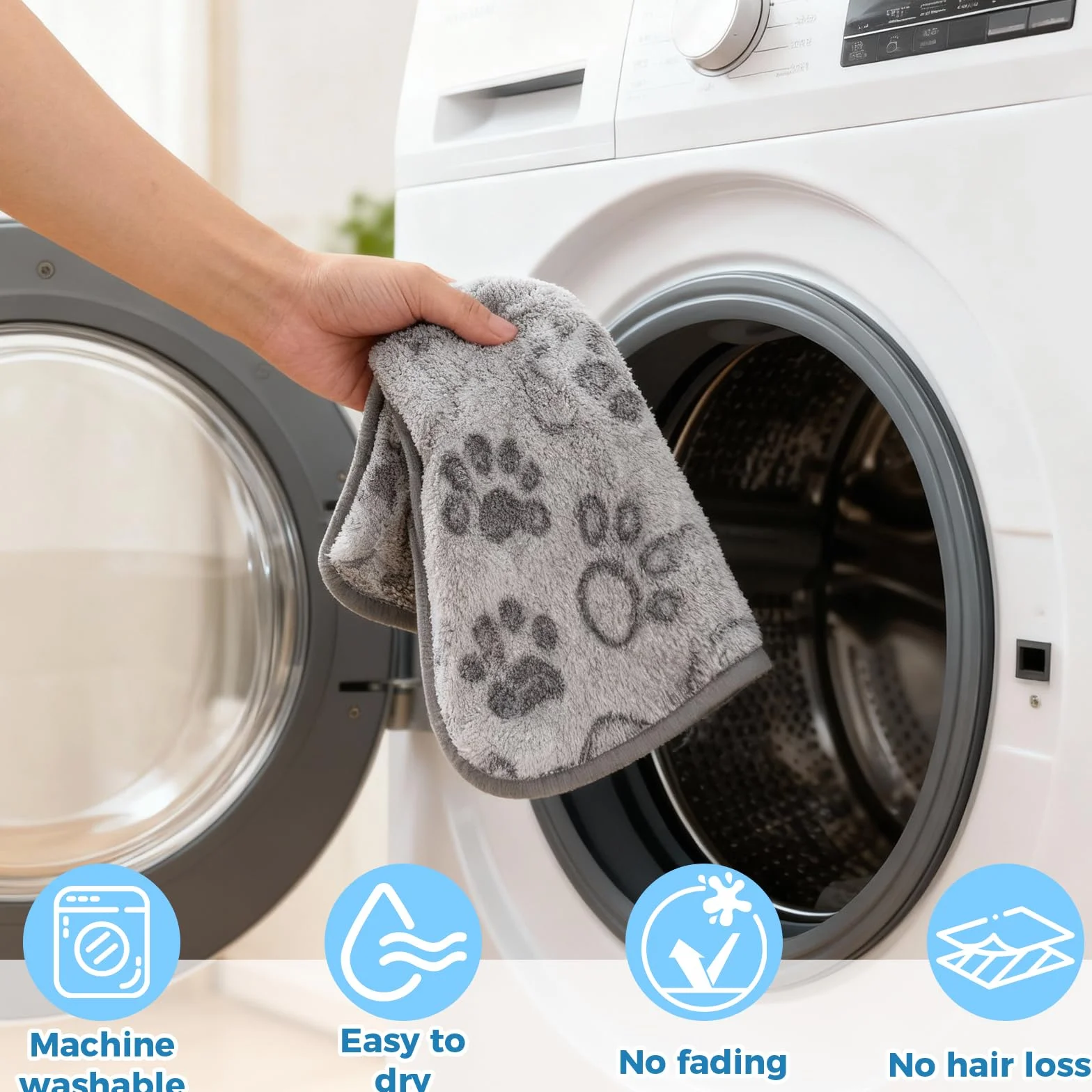 Couverture Chien Chat Plaid Flauschige Animaux 40x60 cm Lavable