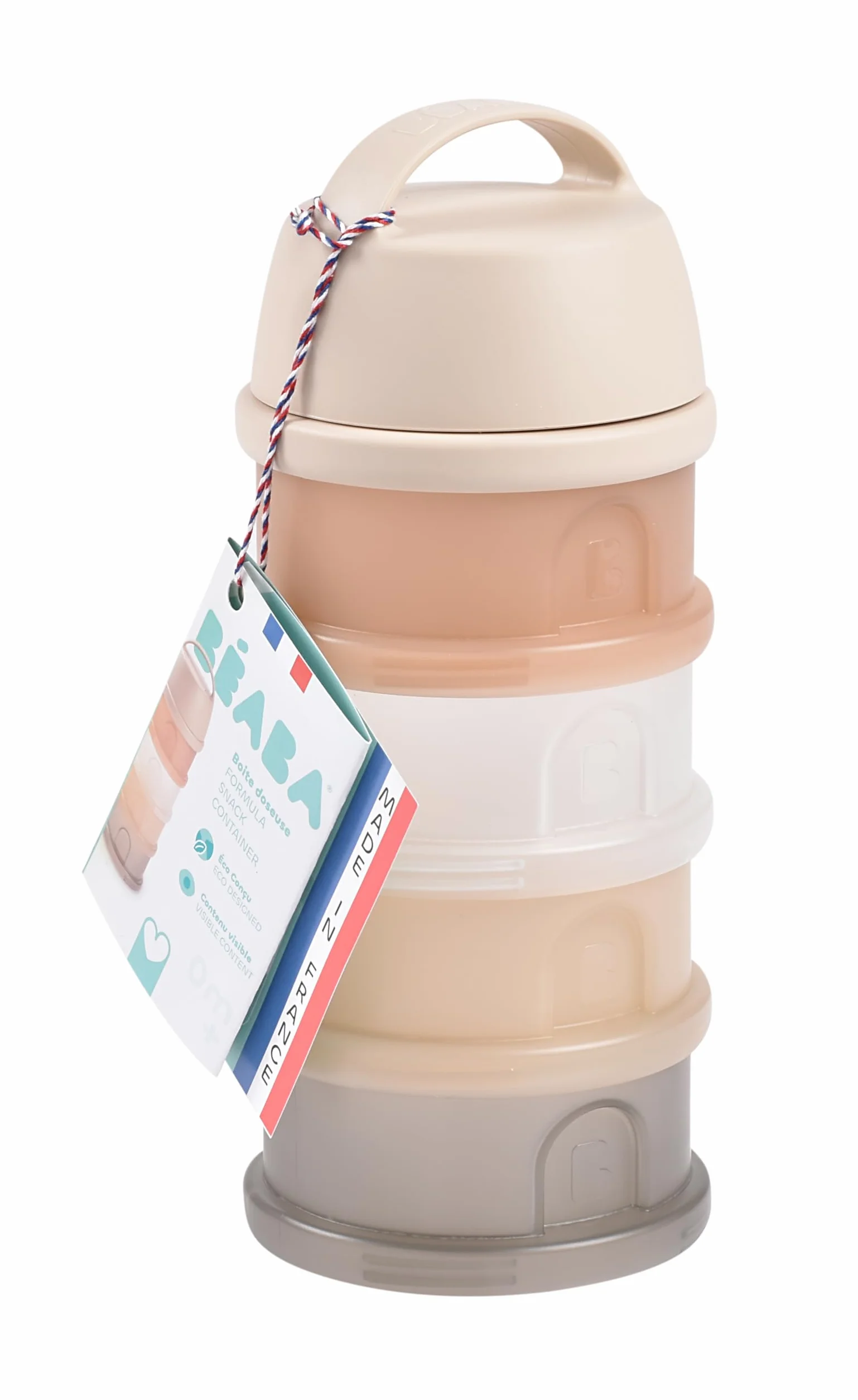 BÉABA Boite doseuse de lait en poudre empilable 4 compartiments hermétique