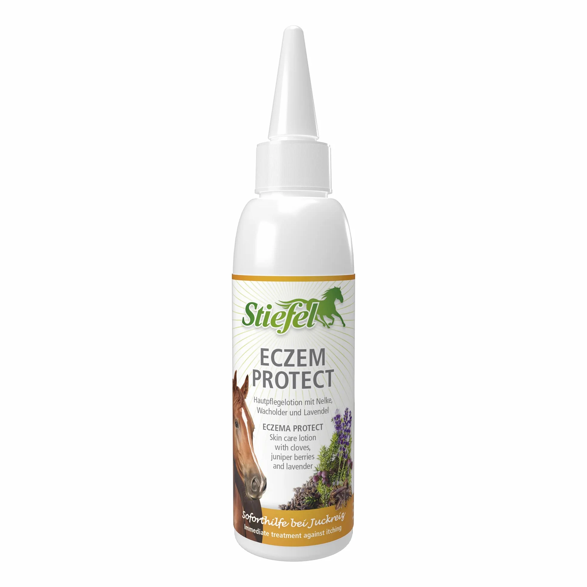 Stiefel Eczemprotect Lotion de Soin pour Chevaux 125 ML - Irritations Démangeaisons Peaux Sèches et Sensibles Eczéma d'Été