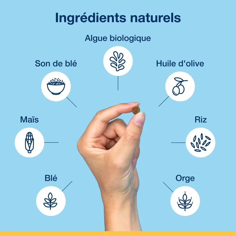 ProDen PlaqueOff Friandises Dentaires Croquantes pour Chats 60g Anti-Tartre Algue Naturelle