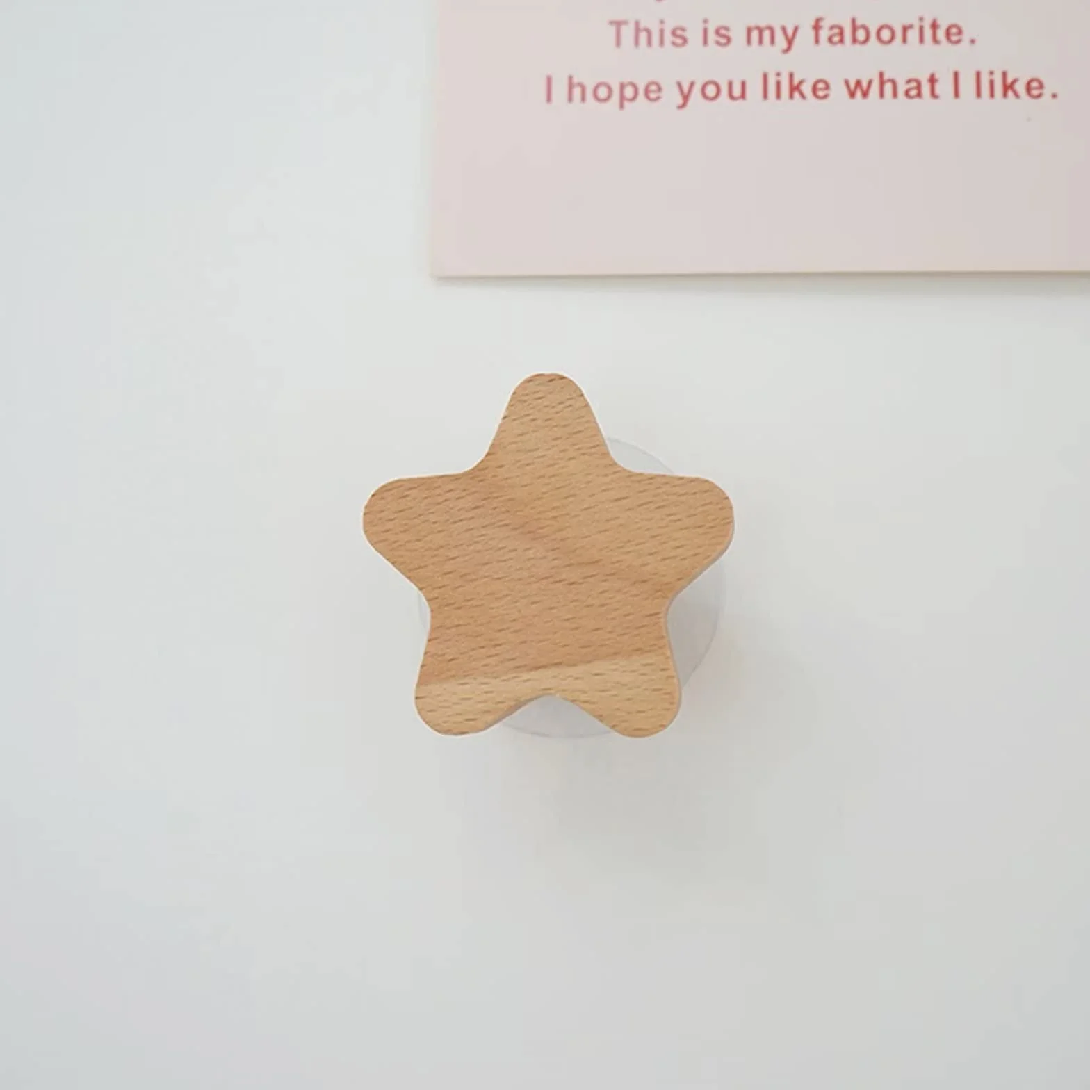 Boutons de placard décoratifs en bois en forme de nuage Lot de 2 avec vis