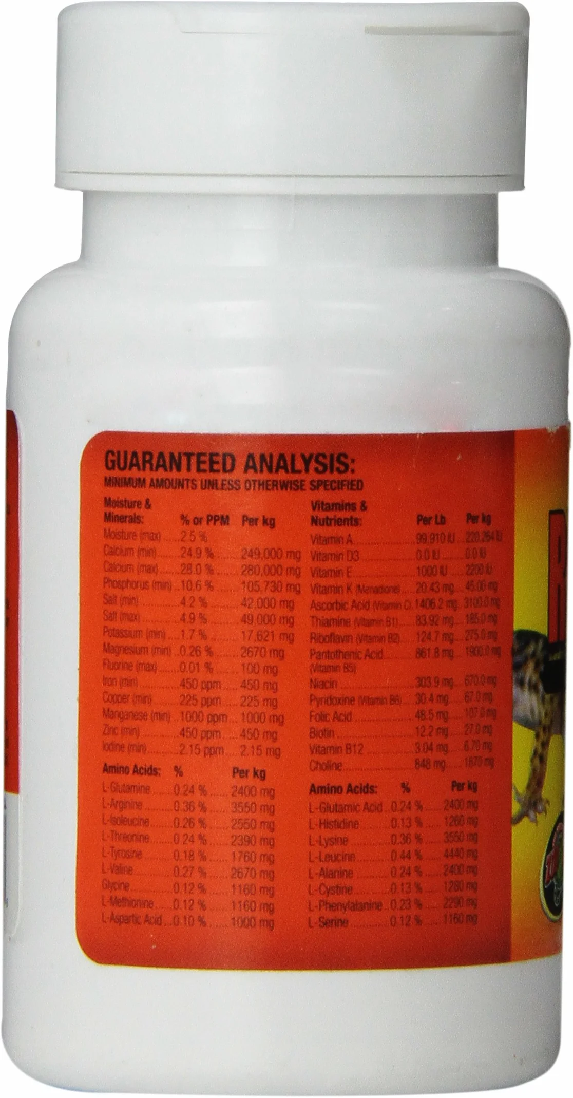 Zoo Med Reptivite sans D3 Hygiène pour Reptiles 57 g