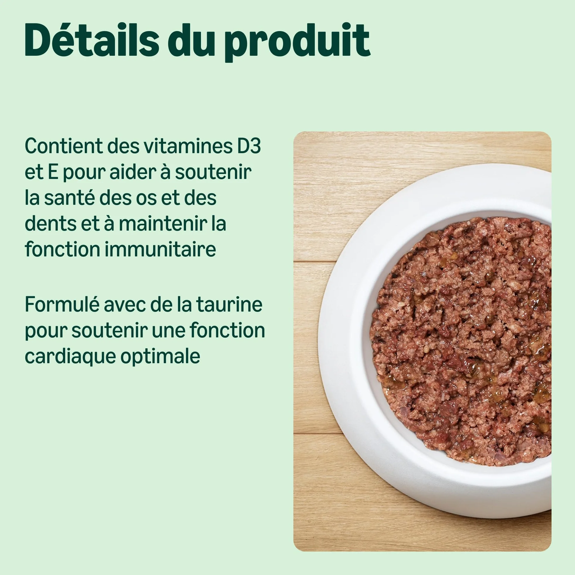 Amazon Nourriture humide pour chat sans céréales, pâté de poulet, 6 x 400 g