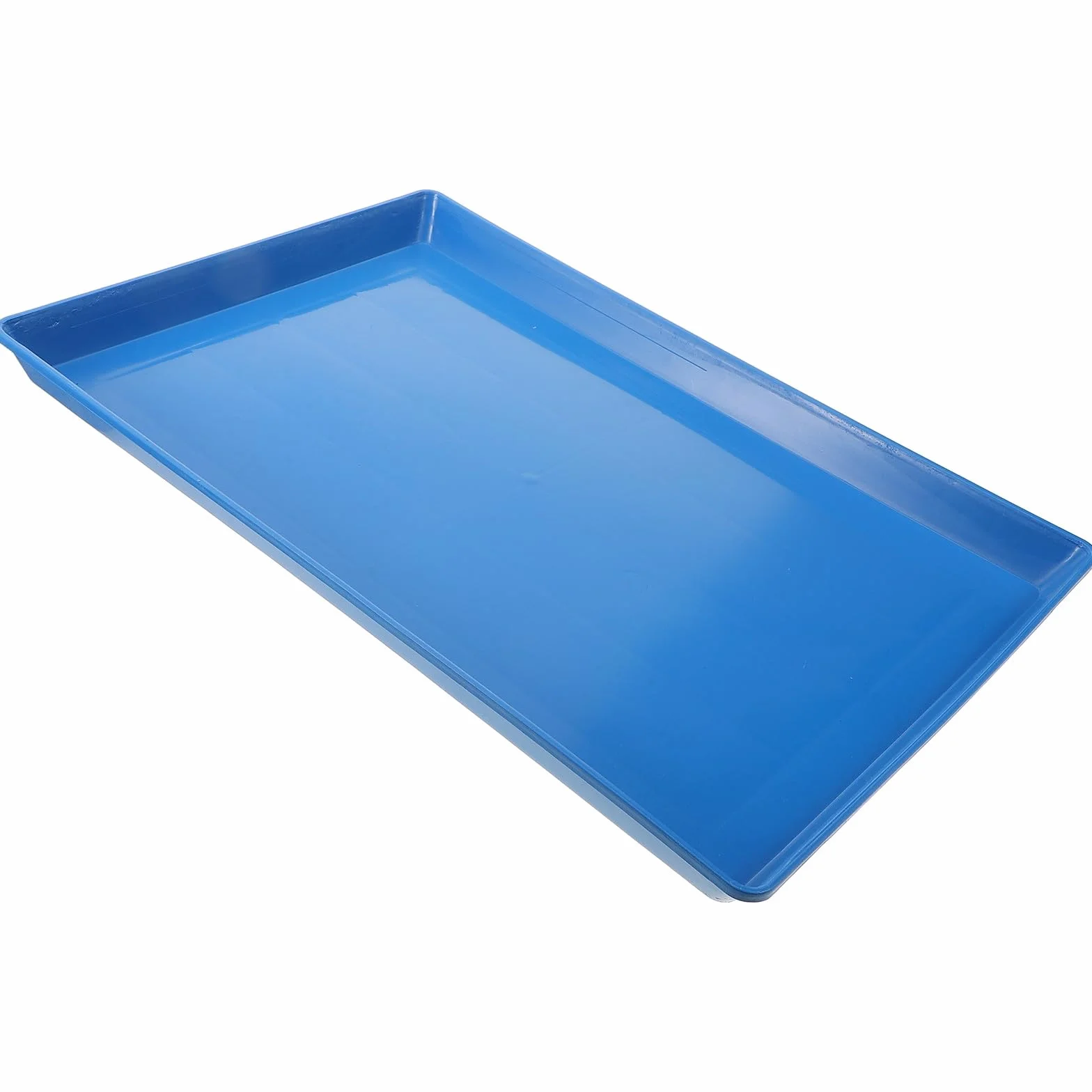Plateau en Plastique Épais pour Cage d'animal, Bac à Déjections pour Chien et Lapin, Facile à Remplacer, Adapté pour Cage d'animaux Domestiques Bleu