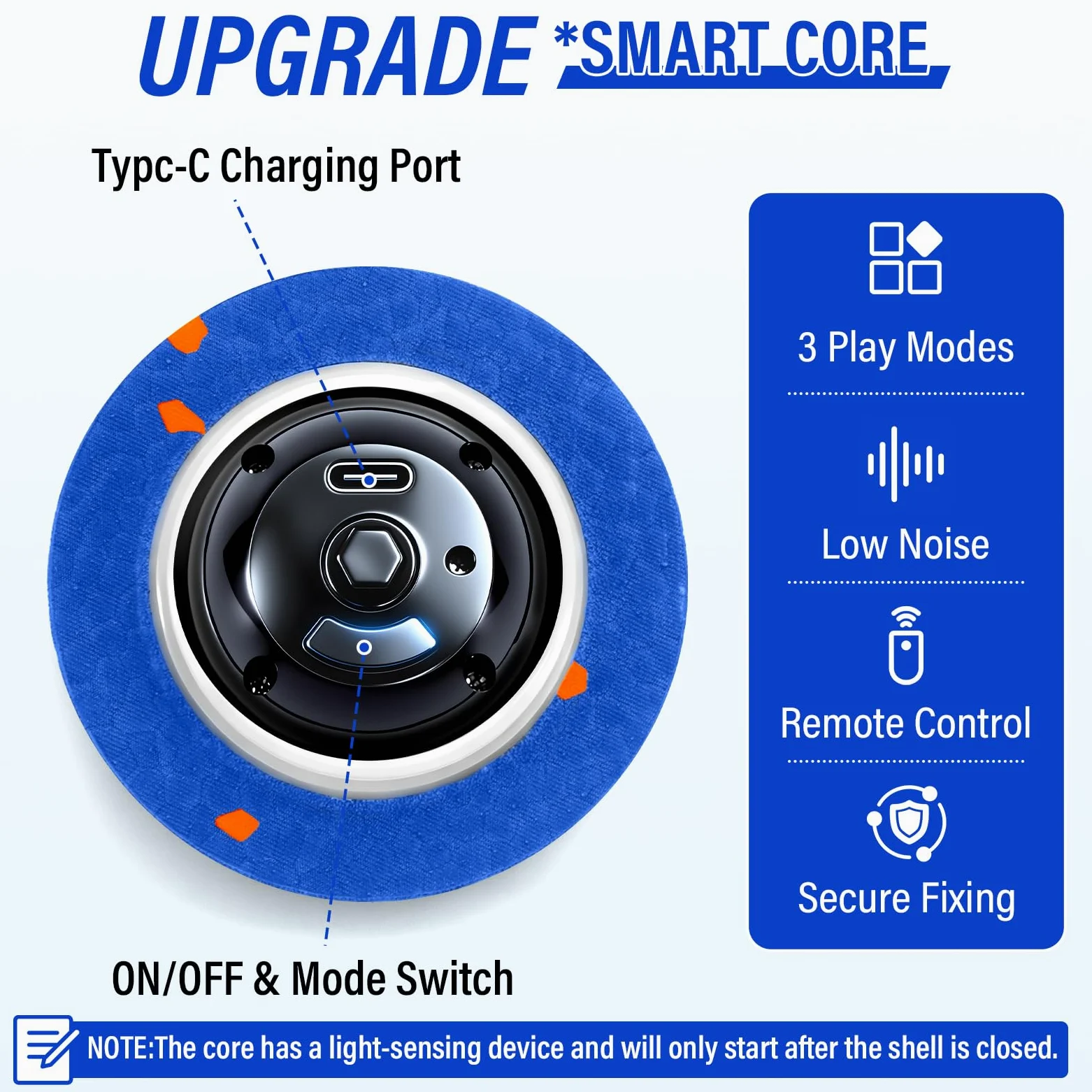 Balle interactive intelligente pour chien, mise à niveau automatique, 3 modes, balle mobile avec télécommande pour chiens de taille moyenne et grande, rechargeable et étanche, jouet E-TPU