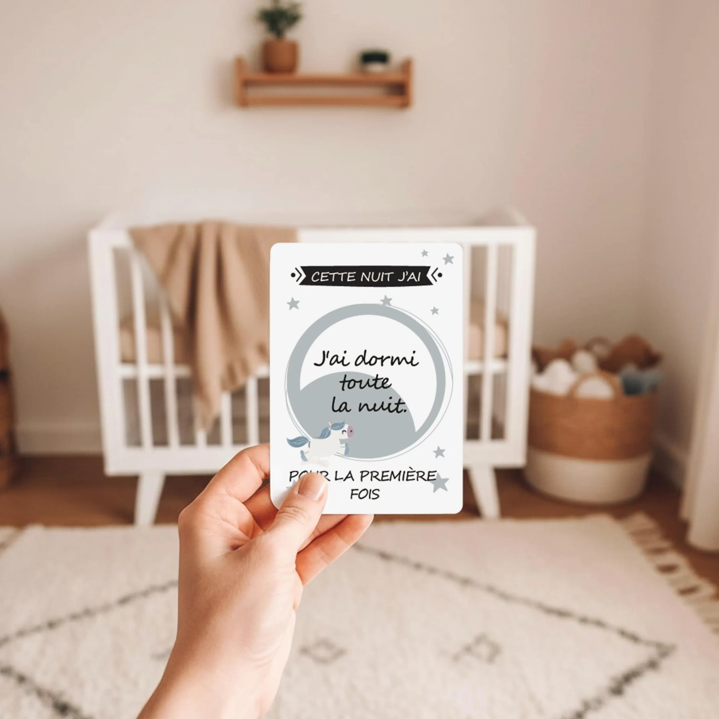 Jeu de cartes développement bébé 24 cartes étapes naissance à 1 an garçons filles