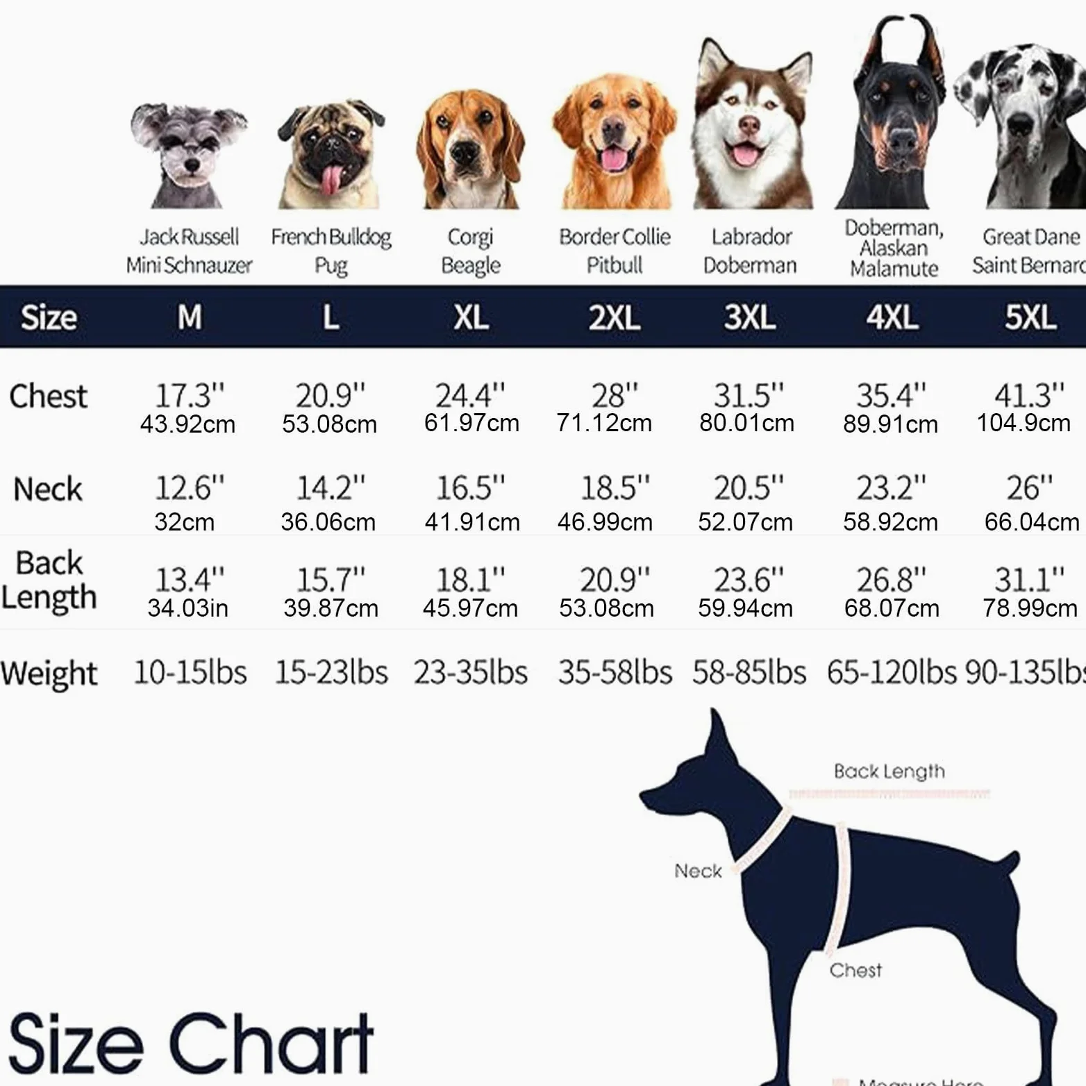 Pull pour chien en tricot thermique - Grand pull à col roulé - Pour chiens extra grands - Élastique - Vêtement pour chien par temps froid (noir, L)