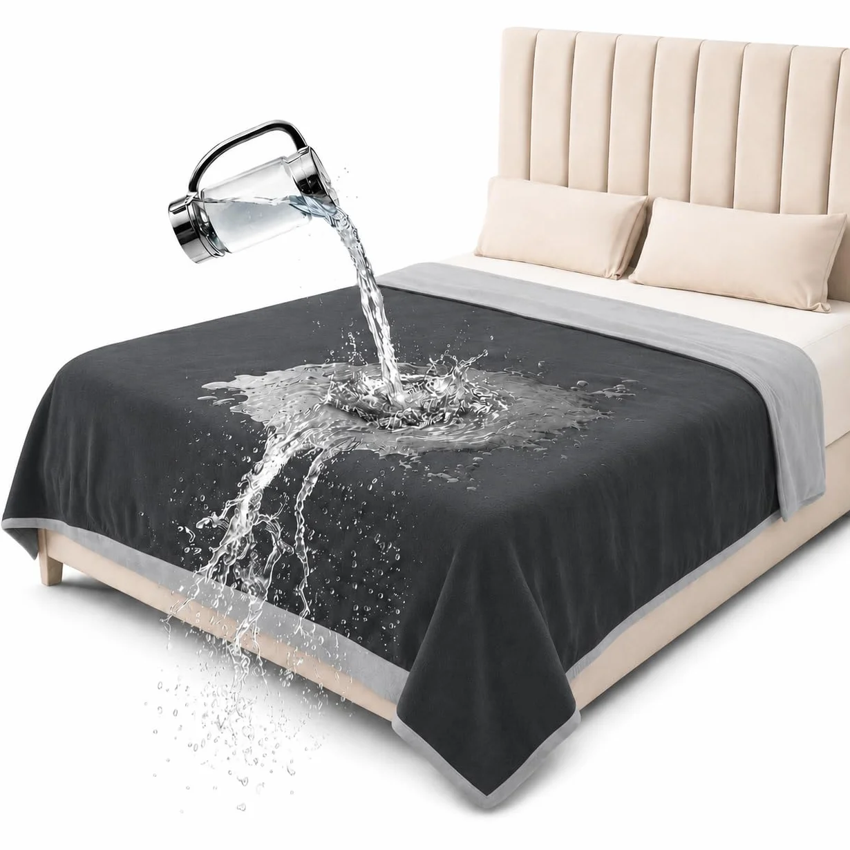 Couverture Imperméable Anti Pipi Chat Protege Canape