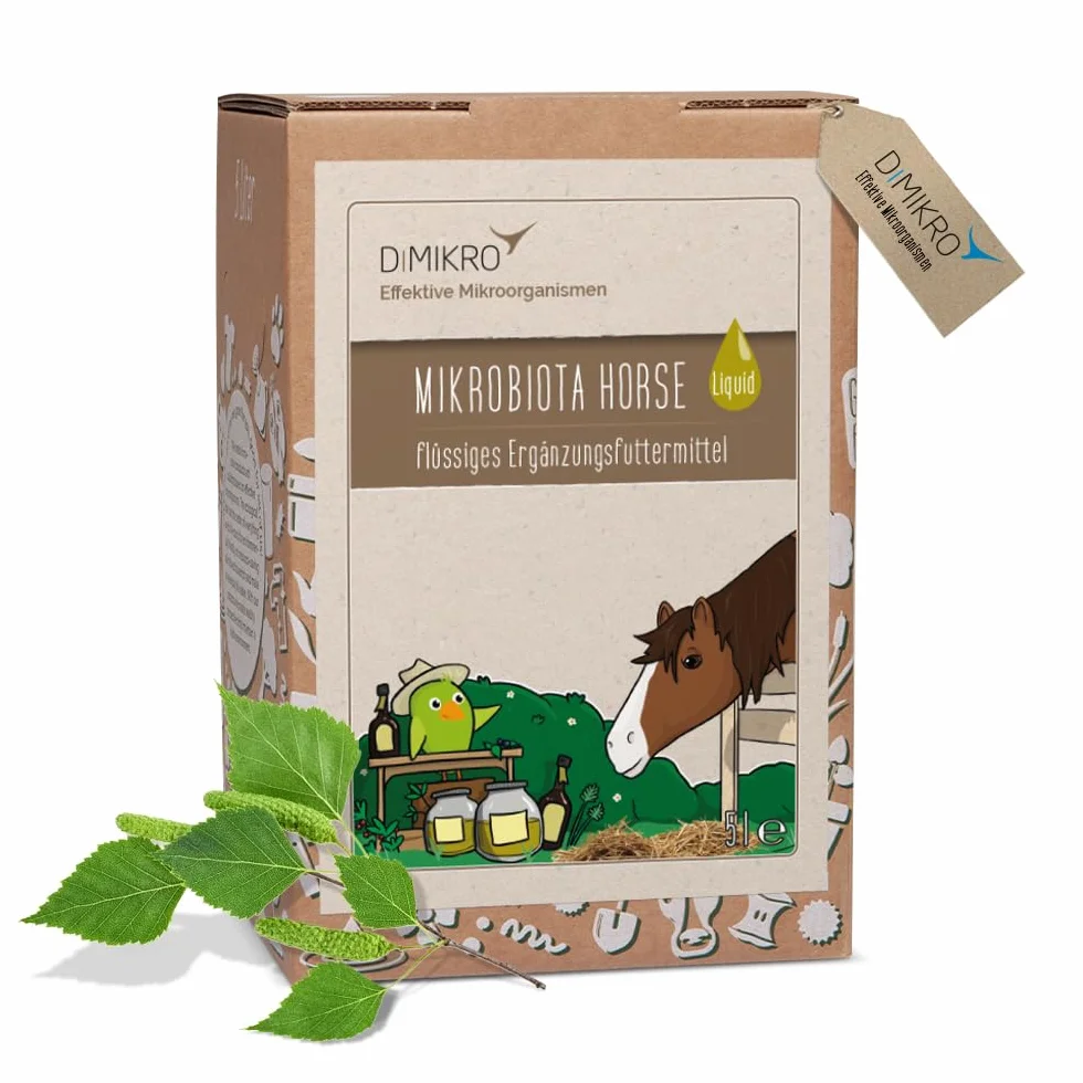 Mikrobiota Horse Liquid Complément alimentaire pour chevaux 5 litres