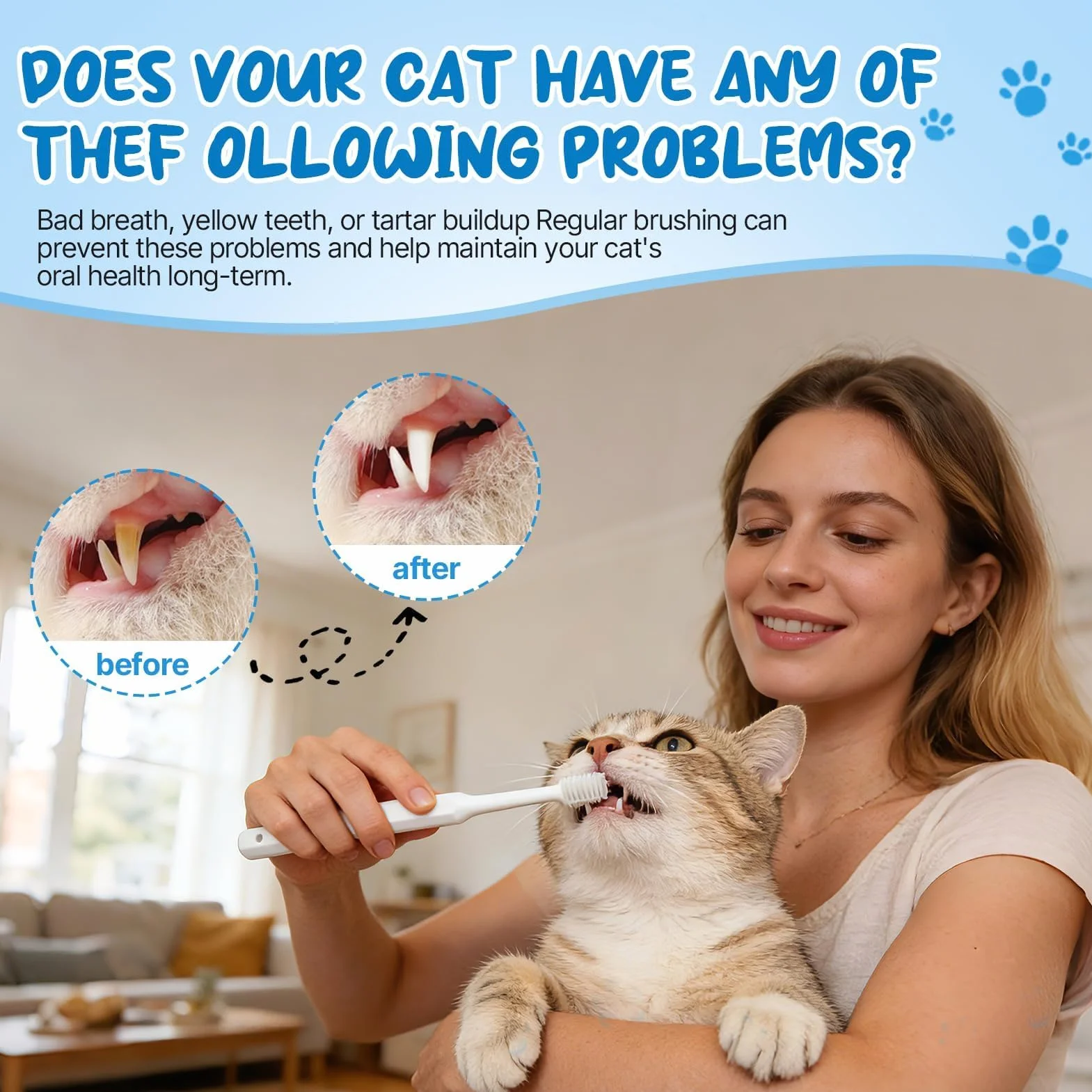 Dentifrice chien chat brosse à dents doigt élimine plaque tartre haleine fraîche
