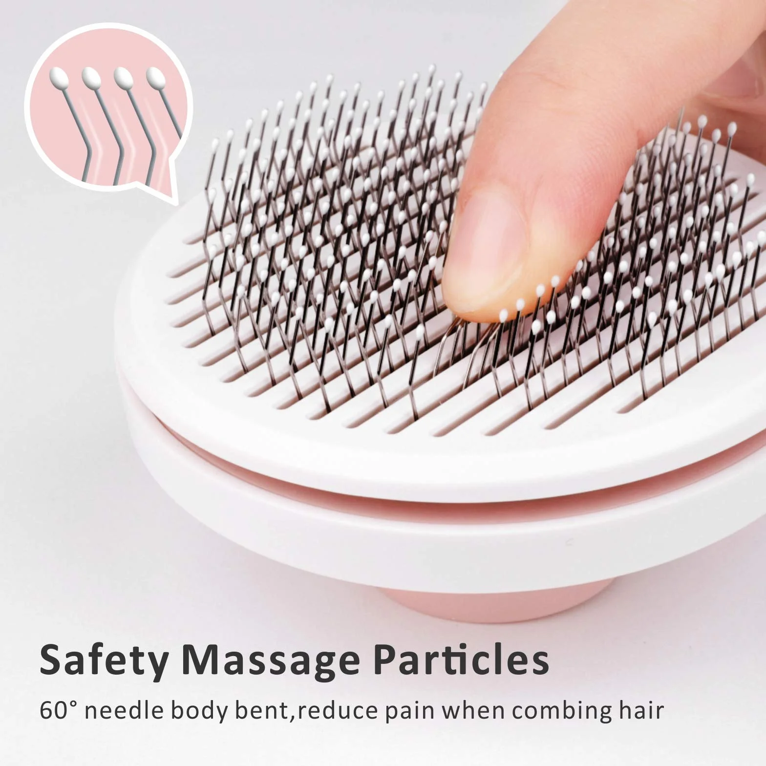 Baytion Brosse Autonettoyante Chiens Chats Long Court Anti-Poil