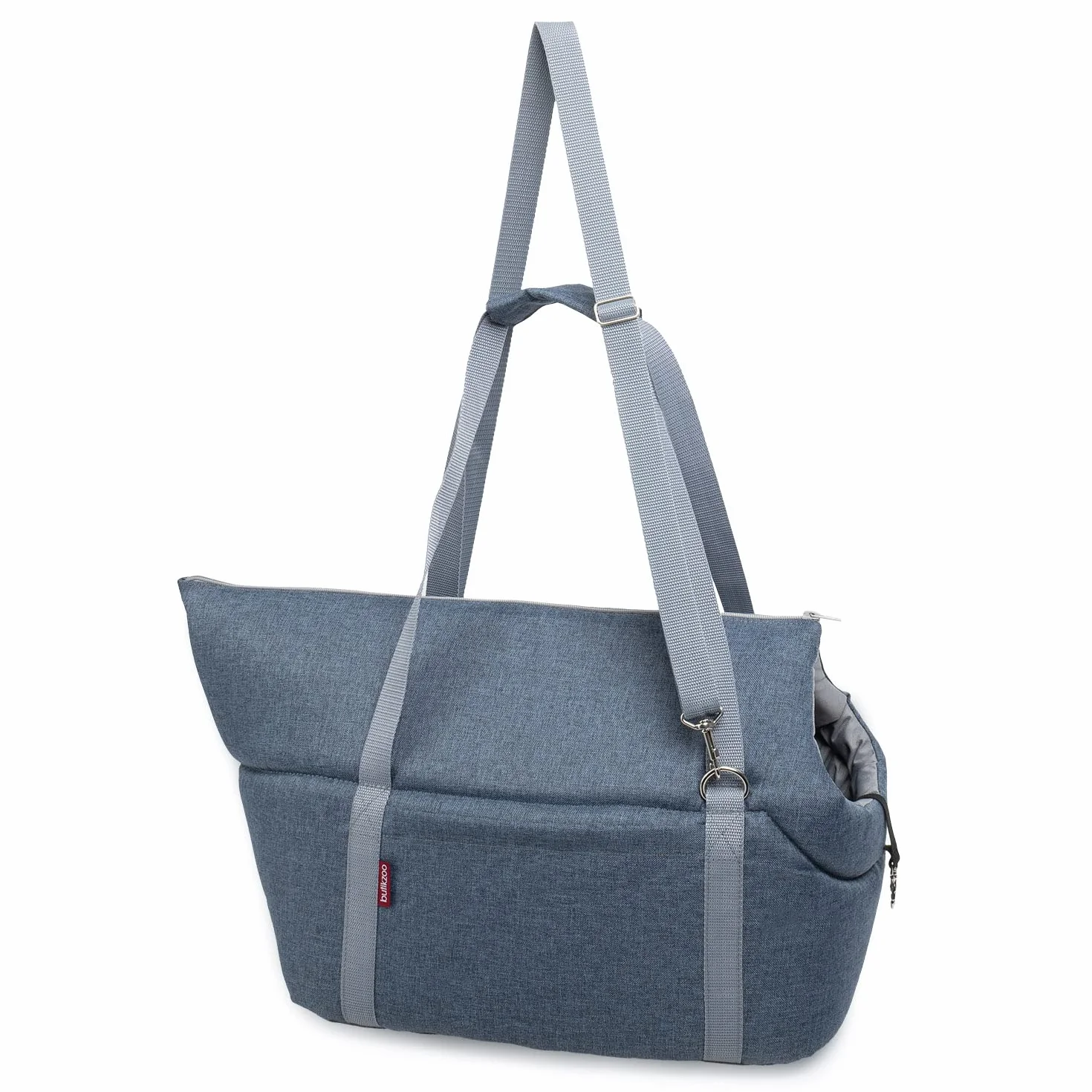 Sac de transport pour chiens et chats polyester jusqu'à 15 kg taille L imitation denim