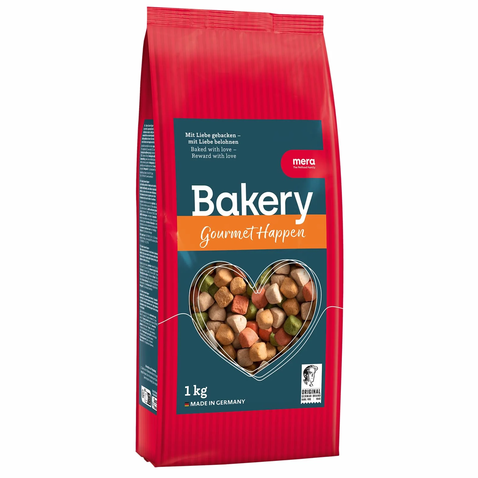 Mera Bakery Gourmet Happen Mélange de Friandises pour Chien 1 kg Ingrédients Naturels
