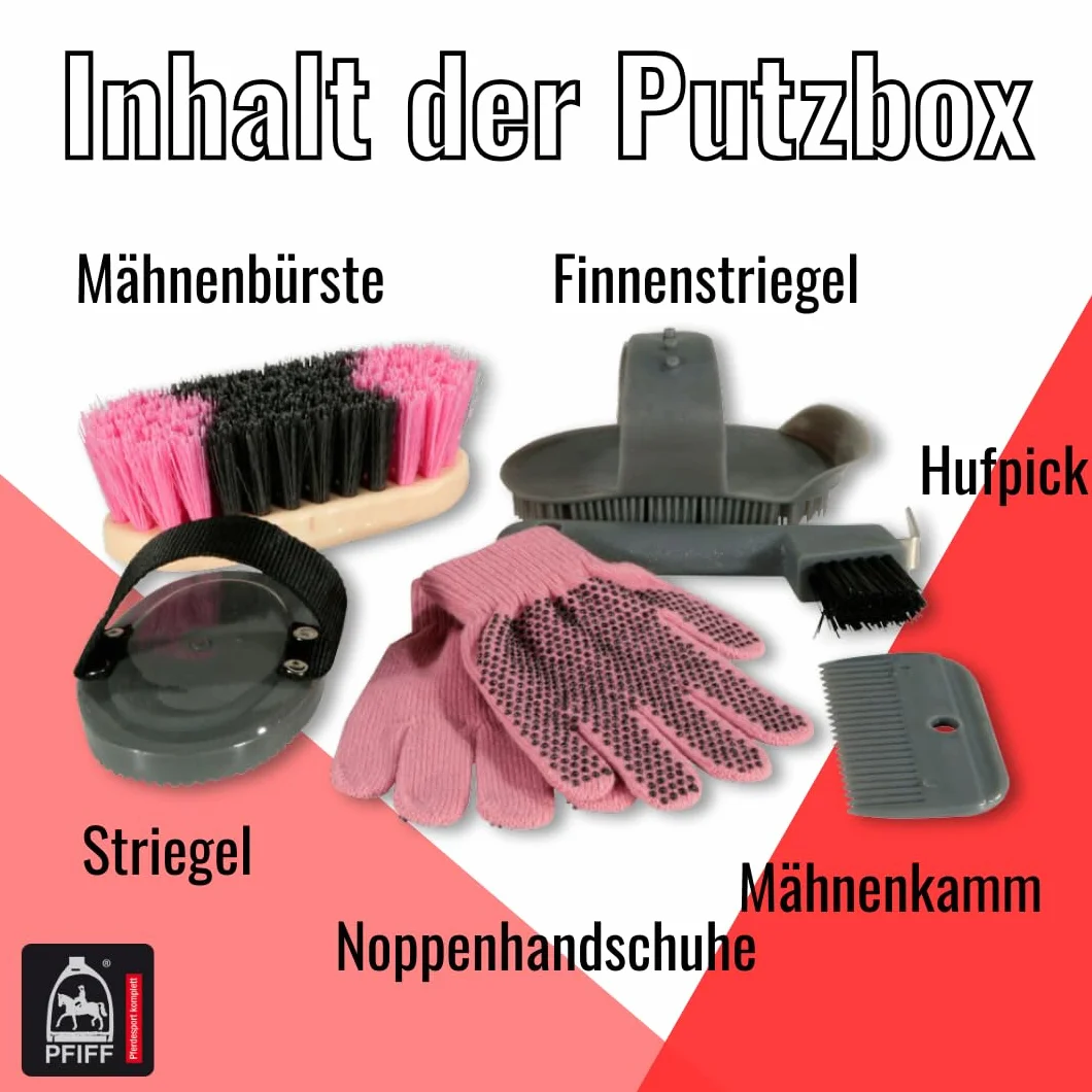 Coffret de soins pour chevaux Pfiff 100576-20