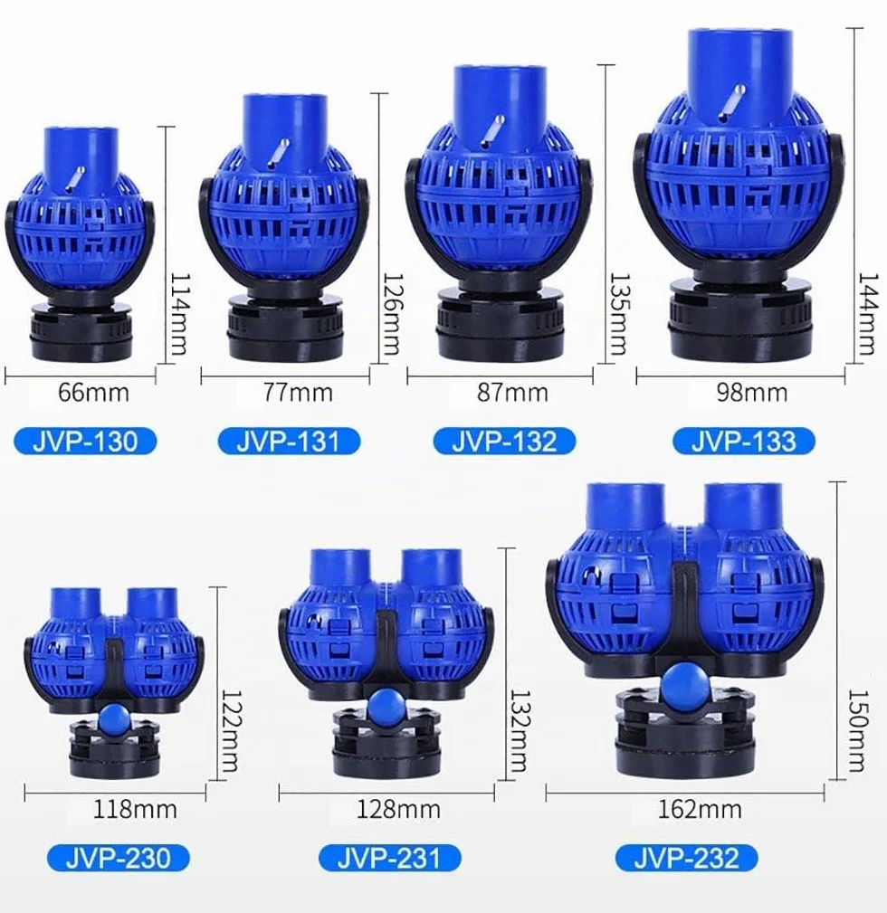 EXLECO JVP-130 Pompe à Vagues 4000L/H 6W Wave Maker Aquarium 60~80cm