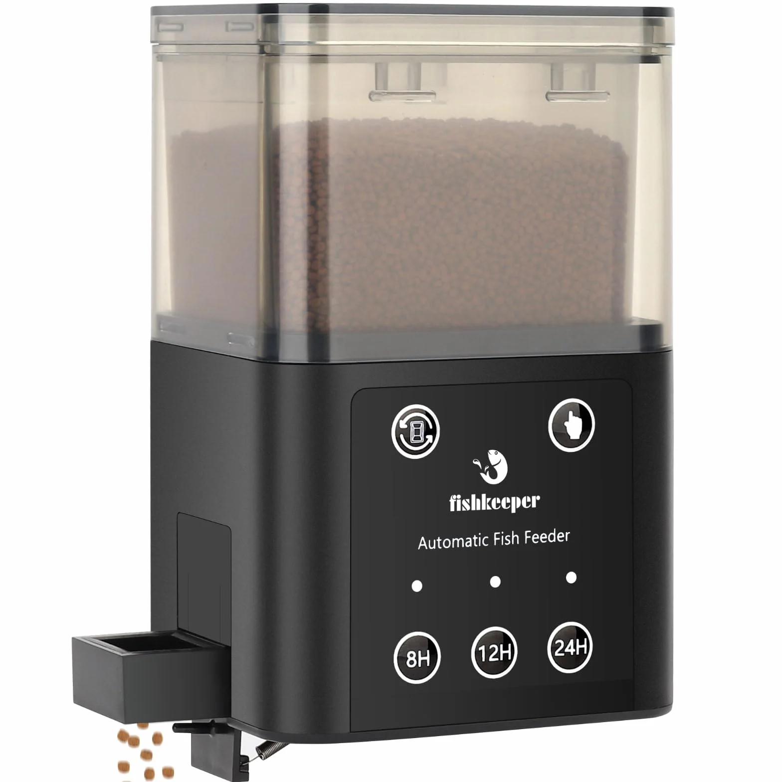 fishkeeper Distributeur Automatique de Nourriture pour Poissons 200ml