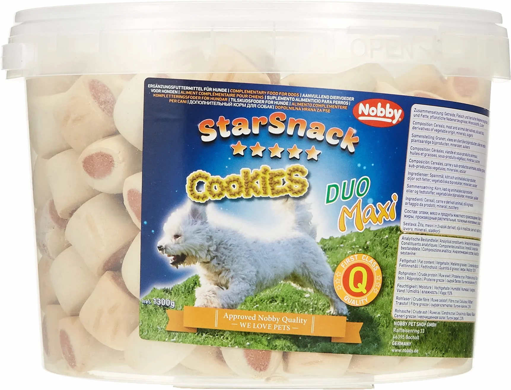 Nobby Starsnack Duo Biscuits Maxi pour Chien 1,3 kg