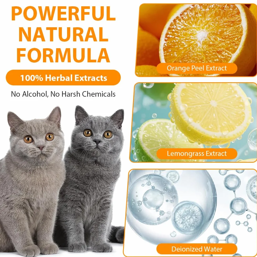 Spray Répulsif pour Chat 100ML Anti-Griffures Intérieur Extérieur Protéger Meubles Canapé