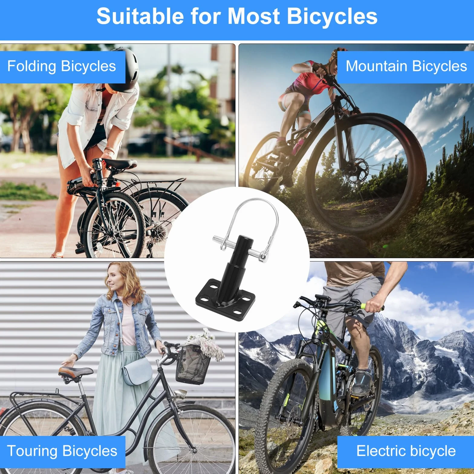 Attelage Universel pour Vélo avec Goupille de Sécurité VOSSOT
