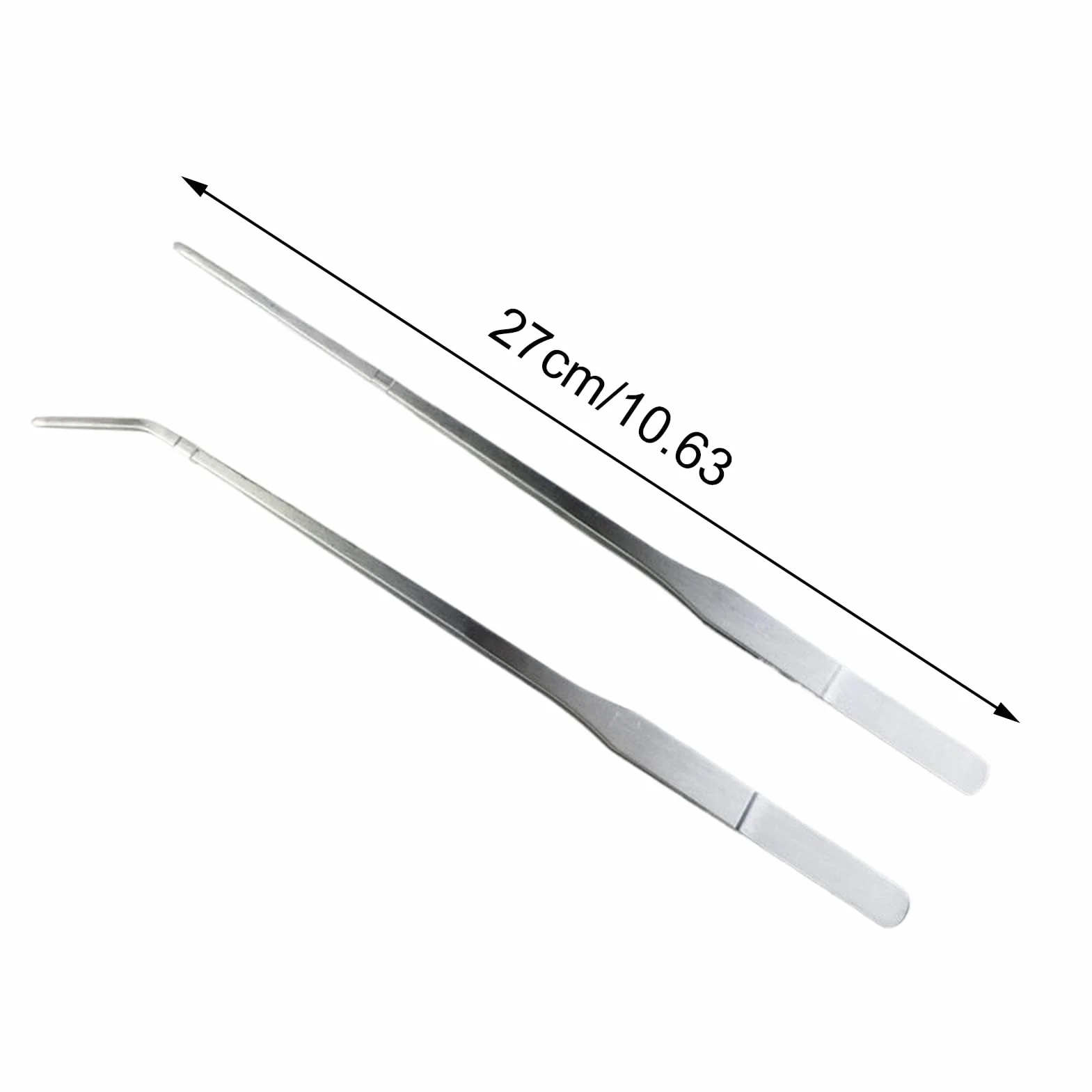 Pinces Longues pour Aquarium Reptiles Nourrissage, Ergonomiques pour Gecko Dragon Barbu Lézard Tortue