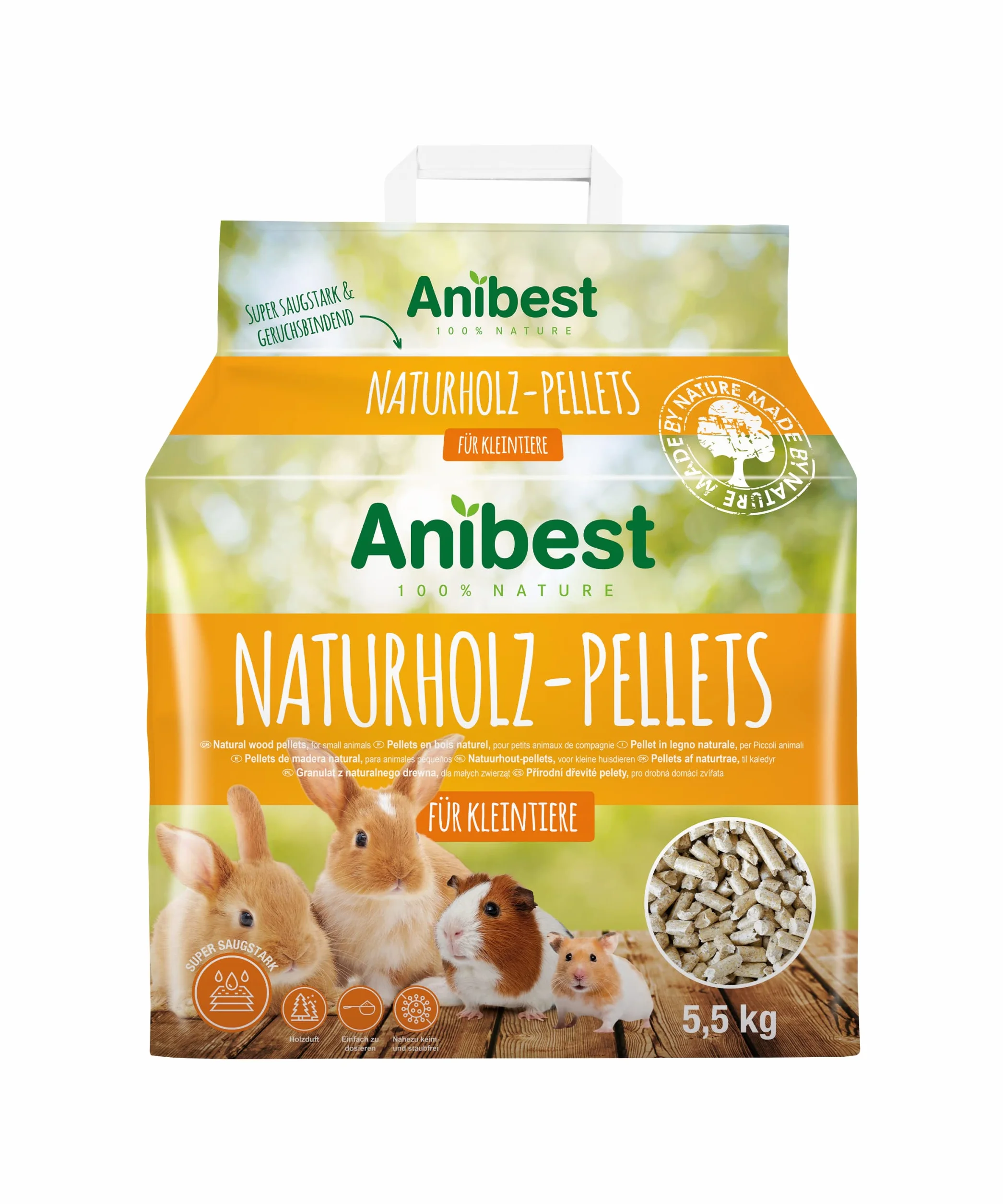 Anibest Granulés pour Petits Animaux 5,5 kg